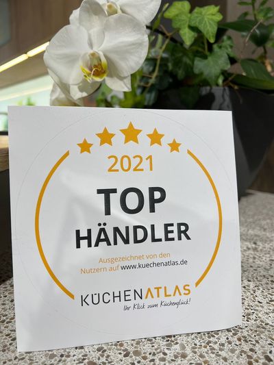 Top Händler 2021 – Ausgezeichnet von den Nutzern auf Küchenatlas.de