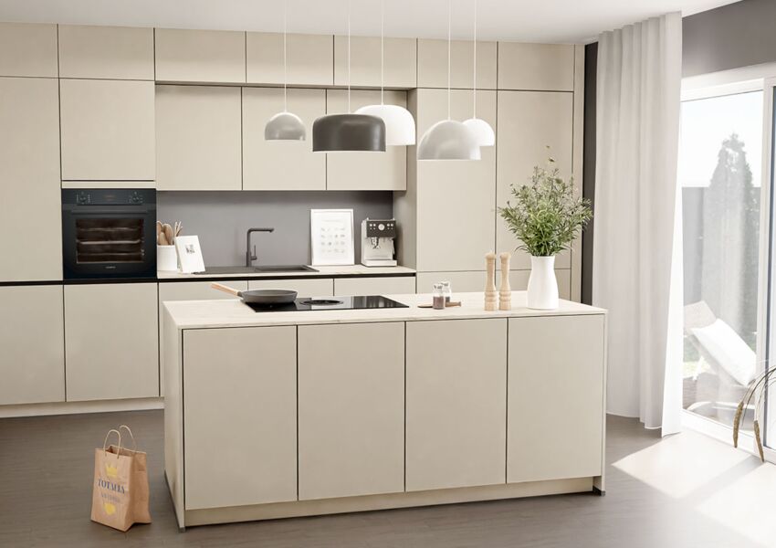 Grifflose Loftküche