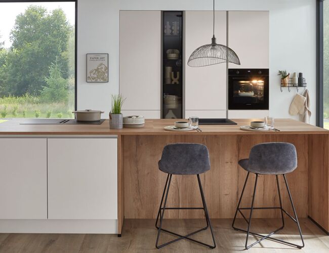 Grifflose Loftküche